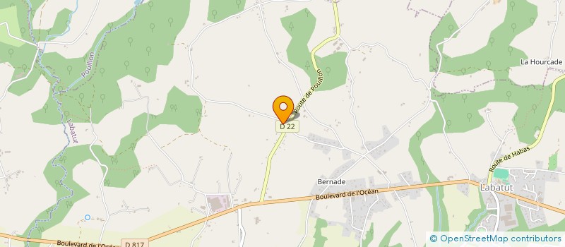 localisation de l'entreprise MONSIEUR FRANCOIS DESFRENNE  LABATUT