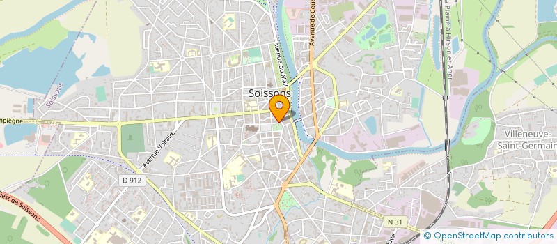localisation de l'entreprise MONSIEUR FRANCOIS DESJARDINS à SOISSONS