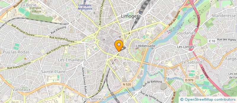 localisation de l'entreprise MONSIEUR FRANCOIS DESMAISON à LIMOGES