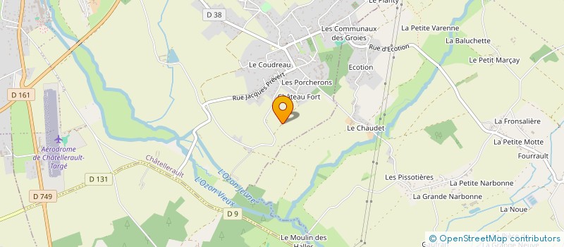 localisation de l'entreprise MONSIEUR FRANCOIS DESMAZEAU à CHATELLERAULT