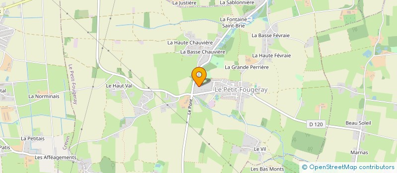 localisation de l'entreprise MONSIEUR FRANCOIS DESMONS  LE PETIT-FOUGERAY