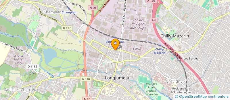 localisation de l'entreprise MONSIEUR FRANCOIS DESOUCHES à LONGJUMEAU