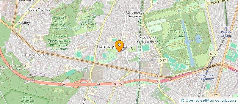 localisation de l'entreprise MONSIEUR FRANCOIS DESTRUEL  CHATENAY-MALABRY