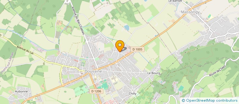 localisation de l'entreprise MONSIEUR FRANCOIS DETRAZ  DOUVAINE