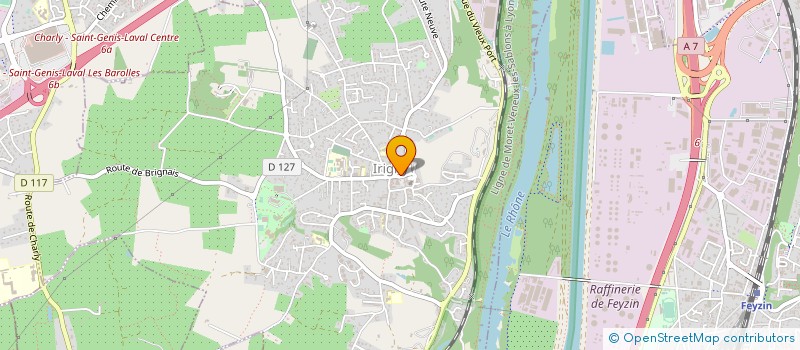localisation de l'entreprise MONSIEUR FRANCOIS DETTINGER à IRIGNY