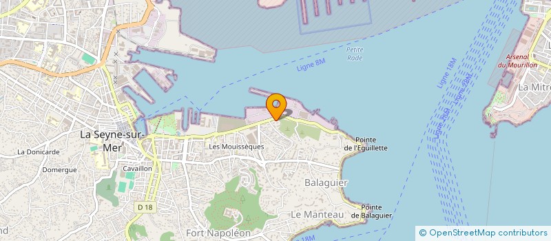 localisation de l'entreprise MONSIEUR FRANCOIS DETTORI à LA SEYNE-SUR-MER