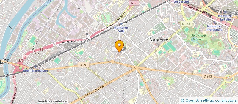 localisation de l'entreprise MONSIEUR FRANCOIS DEVE à NANTERRE