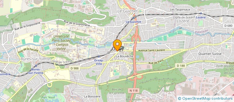 localisation de l'entreprise MONSIEUR FRANCOIS DEVIANNE à ORSAY