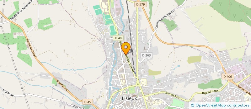 localisation de l'entreprise MONSIEUR FRANCOIS DEVOS  LISIEUX