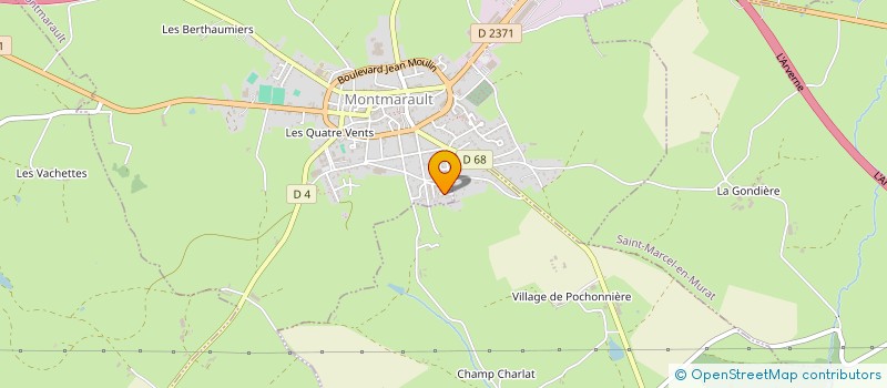 localisation de l'entreprise MONSIEUR FRANCOIS DIAT à MONTMARAULT