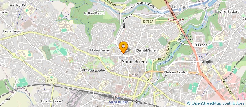 localisation de l'entreprise MONSIEUR FRANCOIS DIEULESAINT à SAINT-BRIEUC