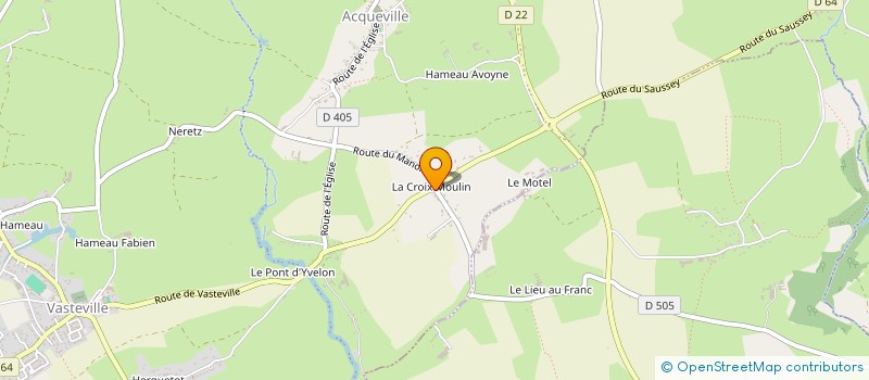 localisation de l'entreprise MONSIEUR FRANCOIS DIGARD  LA HAGUE