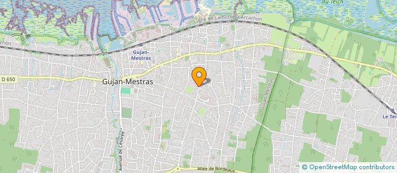 localisation de l'entreprise MONSIEUR FRANCOIS DINDINAUD  GUJAN-MESTRAS