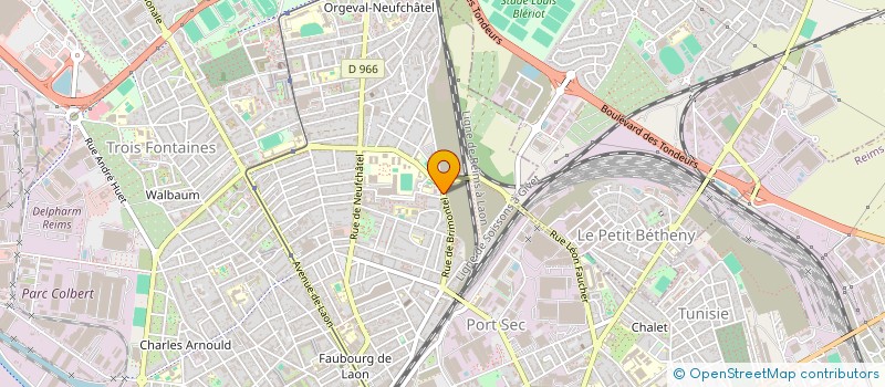 localisation de l'entreprise MONSIEUR FRANCOIS DIRGEN  REIMS