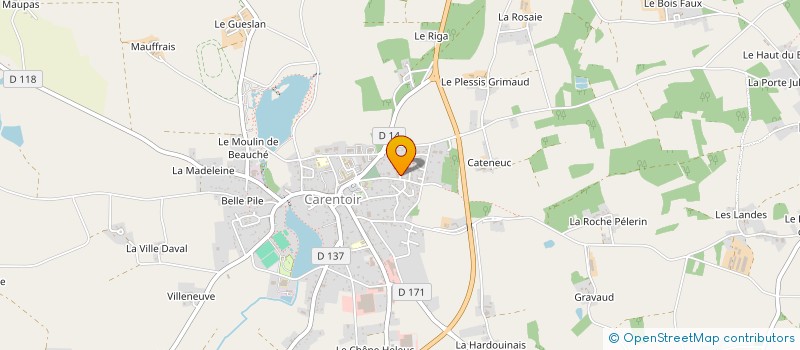 localisation de l'entreprise MONSIEUR FRANCOIS DISSE  CARENTOIR