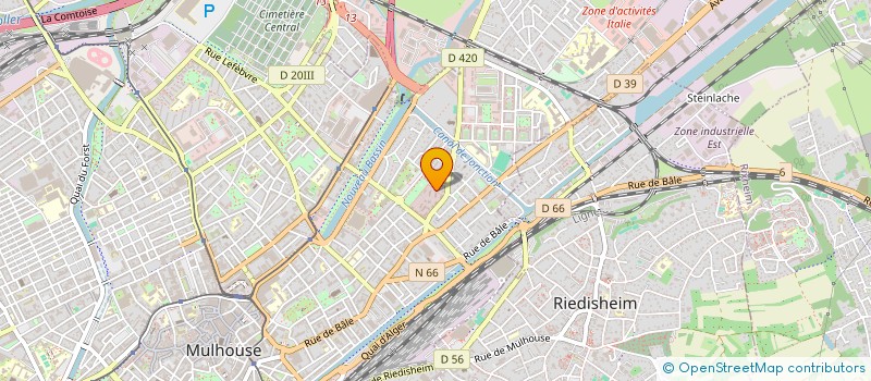 localisation de l'entreprise MONSIEUR FRANCOIS DITNER  MULHOUSE