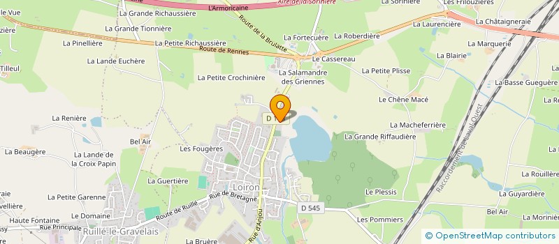 localisation de l'entreprise MONSIEUR FRANCOIS DIVAY  LOIRON-RUILLE