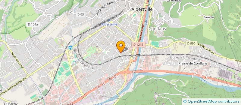 localisation de l'entreprise MONSIEUR FRANCOIS DOCHE à ALBERTVILLE