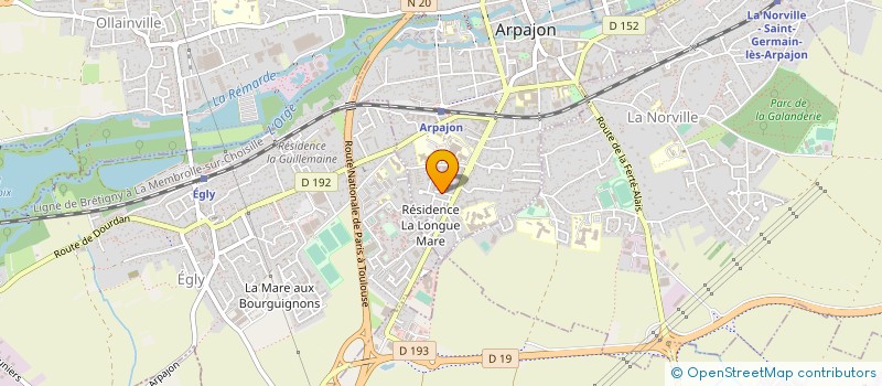 localisation de l'entreprise MONSIEUR FRANCOIS DOKOU à ARPAJON
