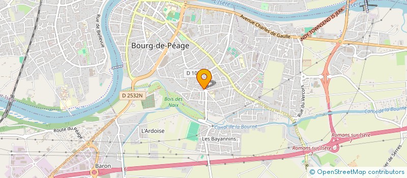 localisation de l'entreprise MONSIEUR FRANCOIS DOMERGUE à BOURG-DE-PEAGE