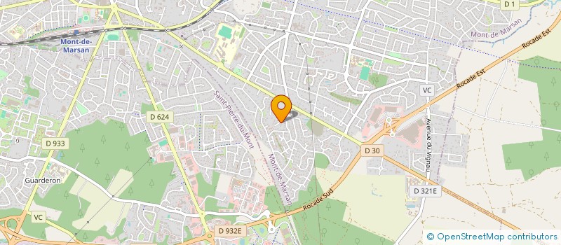 localisation de l'entreprise MONSIEUR FRANCOIS DOMINIQUE LLERENA  MONT-DE-MARSAN