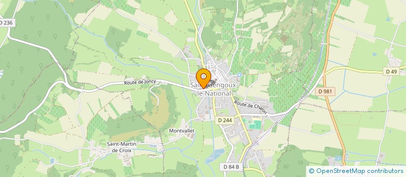 localisation de l'entreprise MONSIEUR FRANCOIS DONNAREL  SAINT-VALLERIN