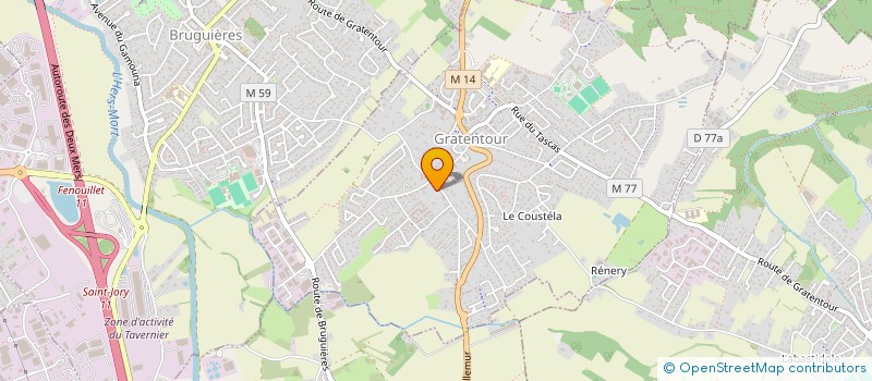 localisation de l'entreprise MONSIEUR FRANCOIS DOREMBUS  GRATENTOUR