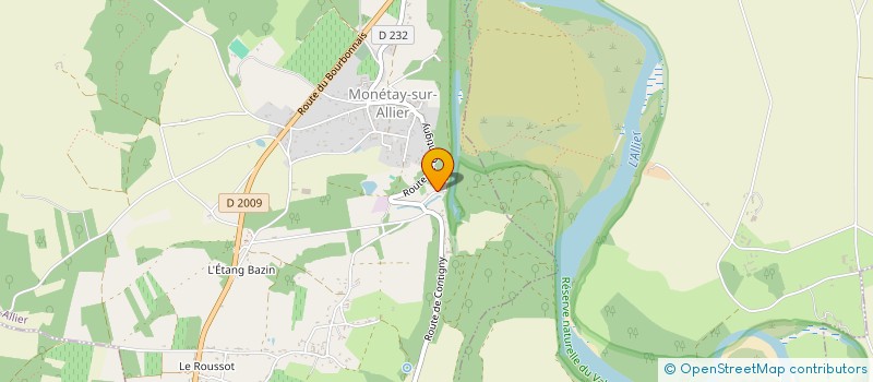 localisation de l'entreprise MONSIEUR FRANCOIS DORIAT  MONETAY-SUR-ALLIER