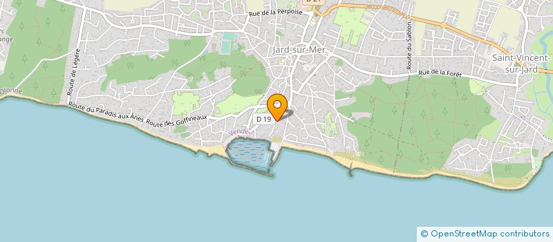 localisation de l'entreprise MONSIEUR FRANCOIS DORLET  JARD-SUR-MER