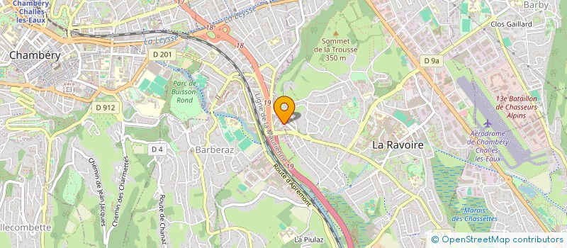 localisation de l'entreprise MONSIEUR FRANCOIS DORNIER à LA RAVOIRE