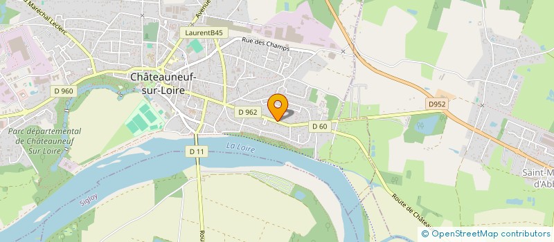 localisation de l'entreprise MONSIEUR FRANCOIS DOS SANTOS  CHATEAUNEUF-SUR-LOIRE