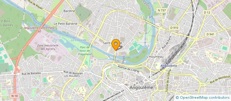localisation de l'entreprise MONSIEUR FRANCOIS DOURROM à ANGOULEME
