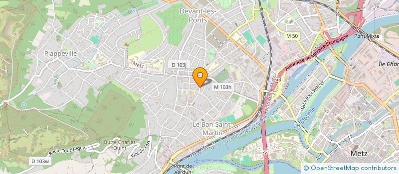 localisation de l'entreprise MONSIEUR FRANCOIS DRAPIER  LE BAN-SAINT-MARTIN