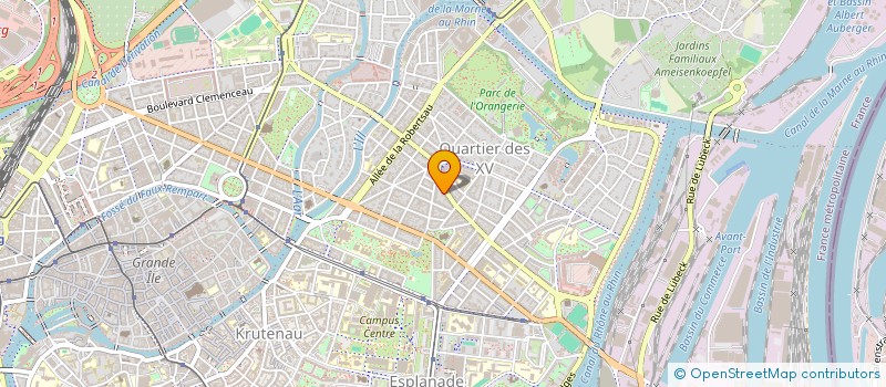 localisation de l'entreprise MONSIEUR FRANCOIS DRENO à STRASBOURG