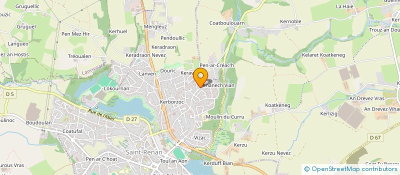 localisation de l'entreprise MONSIEUR FRANCOIS DROGOU  SAINT-RENAN