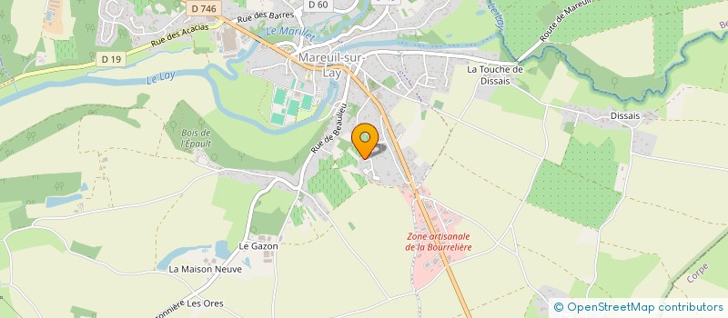 localisation de l'entreprise MONSIEUR FRANCOIS DROUET à MAREUIL-SUR-LAY-DISSAIS