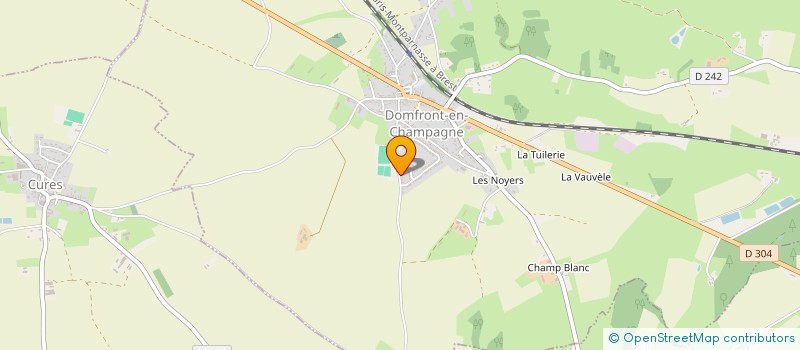 localisation de l'entreprise MONSIEUR FRANCOIS DROUET  DOMFRONT-EN-CHAMPAGNE