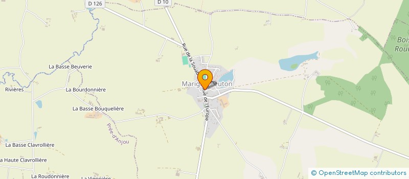 localisation de l'entreprise MONSIEUR FRANCOIS DRUELLE  MARIGNE-PEUTON