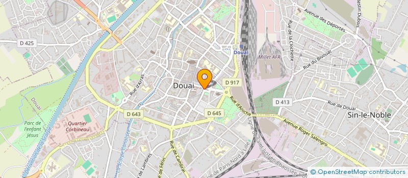 localisation de l'entreprise MONSIEUR FRANCOIS DRUIN à DOUAI