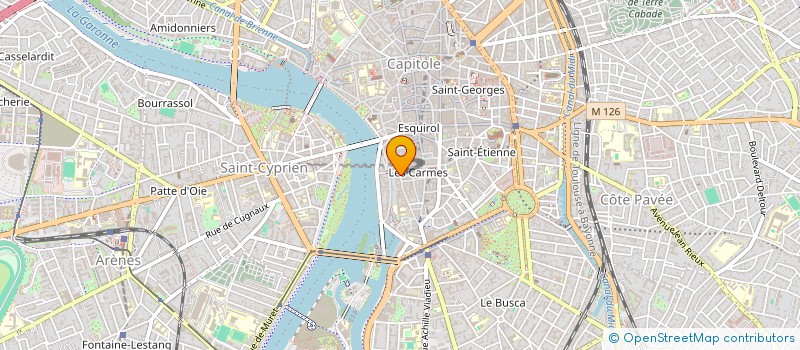 localisation de l'entreprise MONSIEUR FRANCOIS DU PLESSIS  TOULOUSE