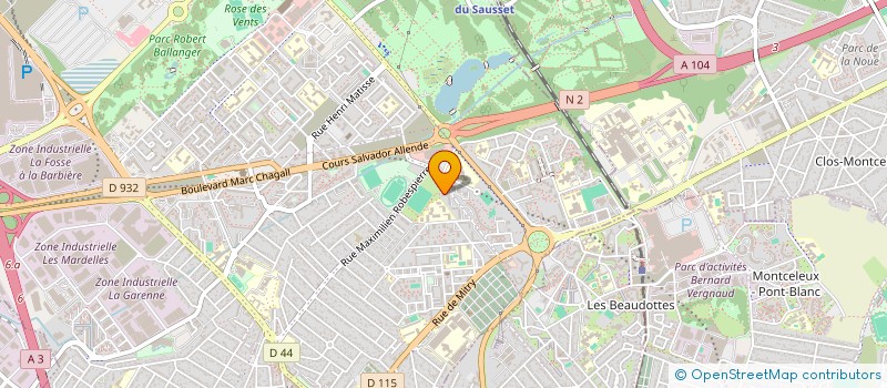 localisation de l'entreprise MONSIEUR FRANCOIS DUBENSON LOUIS à AULNAY-SOUS-BOIS