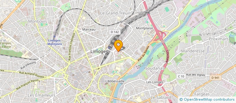 localisation de l'entreprise MONSIEUR FRANCOIS DUBOIS à LIMOGES