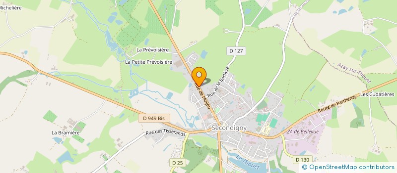 localisation de l'entreprise MONSIEUR FRANCOIS DUCAROY  SECONDIGNY