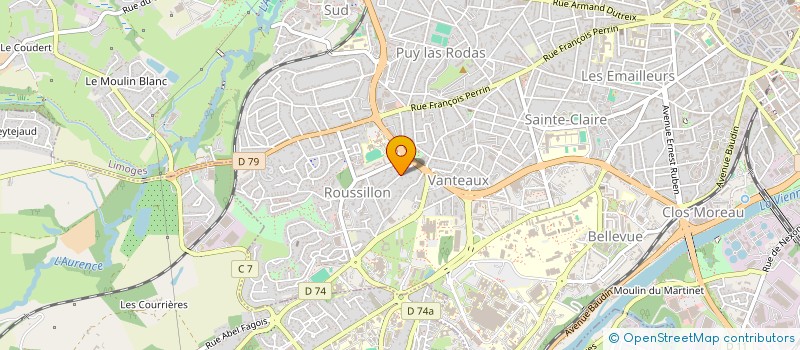 localisation de l'entreprise MONSIEUR FRANCOIS DUCHENE à LIMOGES