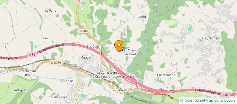 localisation de l'entreprise MONSIEUR FRANCOIS DUCLAUD  SAINT-RABIER