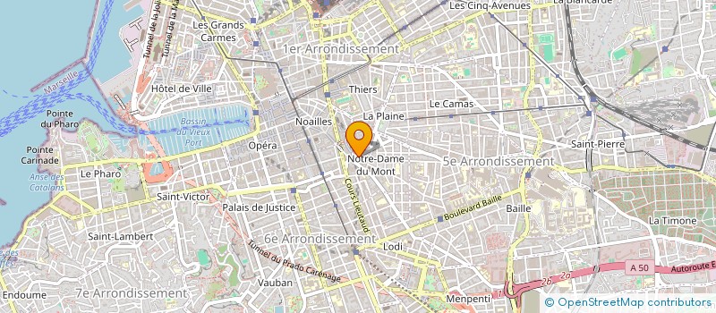 localisation de l'entreprise MONSIEUR FRANCOIS DUCLOS à MARSEILLE 6EME
