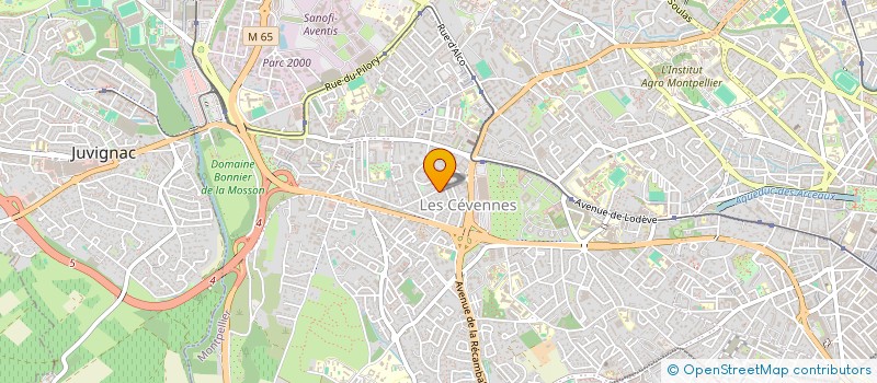 localisation de l'entreprise MONSIEUR FRANCOIS DUCLOS à MONTPELLIER