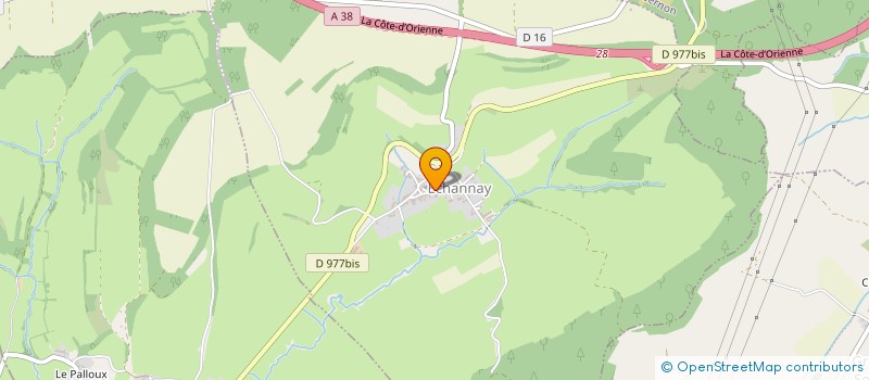 localisation de l'entreprise MONSIEUR FRANCOIS DUCOL  ECHANNAY