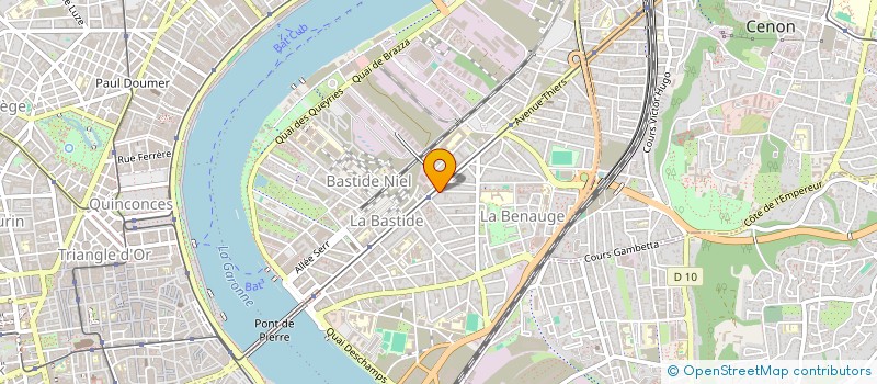 localisation de l'entreprise MONSIEUR FRANCOIS DUCOS  BORDEAUX