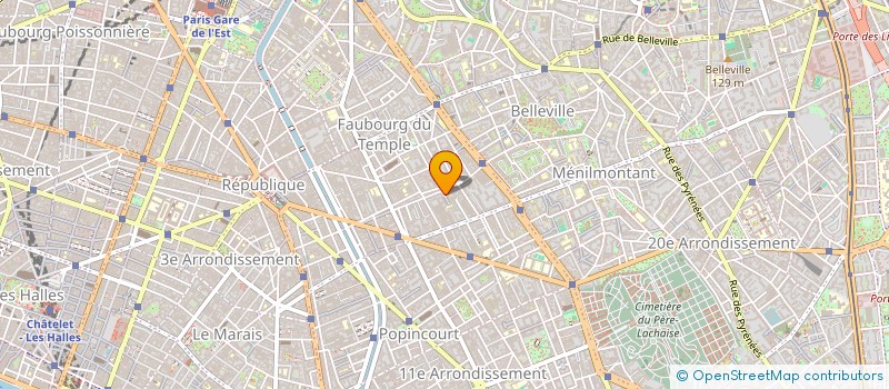 localisation de l'entreprise MONSIEUR FRANCOIS DUFEU  PARIS